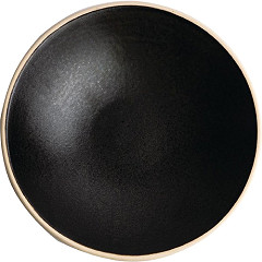  Olympia Assiettes creuses noir mat Canvas 20 cm 