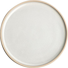  Olympia Assiettes plates bord droit blanc Murano Canvas 18 cm 