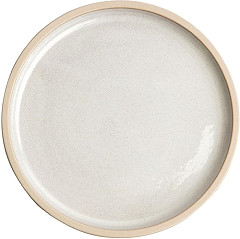  Olympia Assiettes plates bord droit blanc Murano Canvas 25 cm 