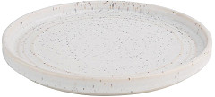  Olympia Assiettes plates rondes Cavolo blanc mouchet&eacute; 180mm (lot de 6) 