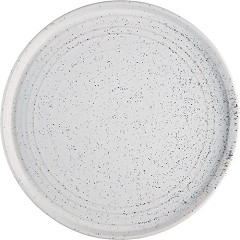  Olympia Assiettes plates rondes Cavolo blanc mouchet&eacute; 270mm (lot de 4) 