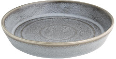  Olympia Bols plats ronds anthracite Cavolo 220mm (lot de 4) 