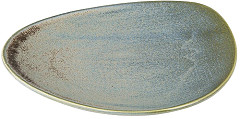  Olympia Assiettes triangulaires Ember Blue 250mm (lot de 6) 