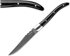  Comas Couteaux à steak ACR noir 22,5 cm (x6) 