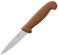  Hygiplas Couteau d'office marron 90mm 