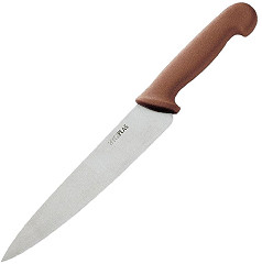  Hygiplas Couteau de cuisinier marron 215mm 