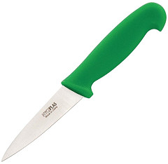  Hygiplas Couteau d'office vert 90mm 