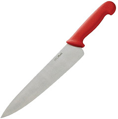  Hygiplas Couteau de cuisinier rouge 255mm 