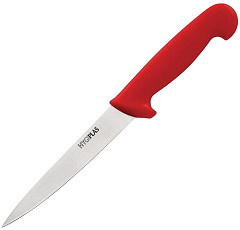  Hygiplas Couteau à filet rouge 150mm 