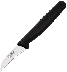  Hygiplas Couteau à éplucher noir 65mm 