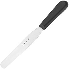  Hygiplas Couteau spatule à lame droite noir 150mm 