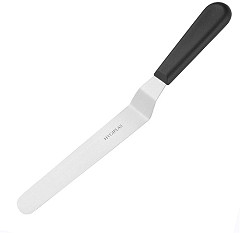  Hygiplas Couteau spatule coudé noir 190mm 