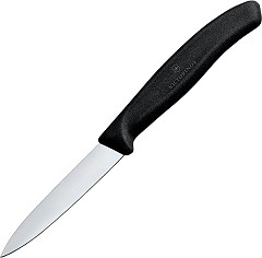 Victorinox Couteau d'office pointu 8cm noir 