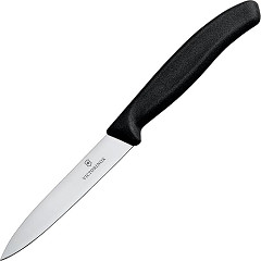  Victorinox Couteau d'office pointu 10cm noir 