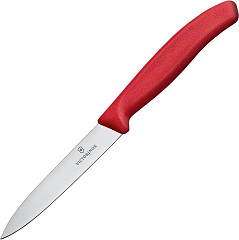  Victorinox Couteau d'office pointu 10cm rouge 