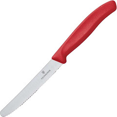  Victorinox Couteau à tomate denté 11cm rouge 