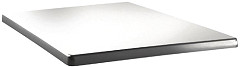  Topalit Plateau de table carr&eacute; Classic Line 70x70cm blanc pur 