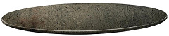  Topalit Plateau de table rond Smartline 80cm b&eacute;ton 
