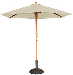  Bolero Parasol rond &eacute;cru 3m 