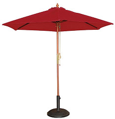 Bolero Parasol rond 3m rouge 