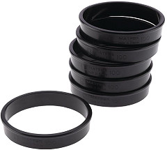  Matfer Bourgeat Cercles &agrave; tarte Exoglass   100 mm (lot de 6) 