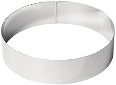  De Buyer Cercle &agrave; mousse inox 240 x 60mm 