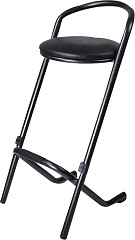  Gastronoble Tabourets hauts d'int&eacute;rieur empilables Utrecht gris (lot de 2) 