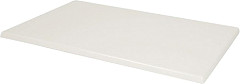  Bolero Plateau de table rectangulaire pré percé coloris blanc 
