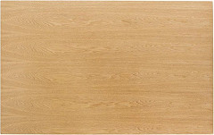  Bolero Plateau de table rectangulaire pré-percé coloris frêne naturel 700 x 1100mm 