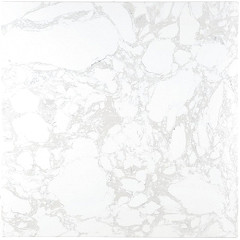  Bolero Plateau de table carré effet marbre blanc 600mm 