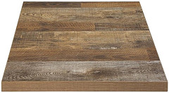  Bolero Plateau de table carré effet bois vieilli - 60 cm 