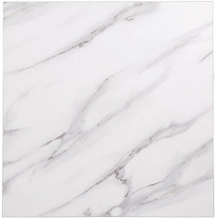  Bolero Plateau de table carré pré-percé effet marbre 600 mm 