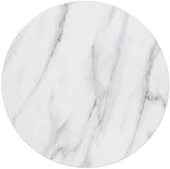  Bolero Plateau de table rond pré-percé effet marbre 600 mm 