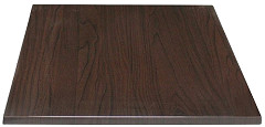  Bolero Plateau de table carré marron foncé 600mm 