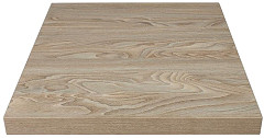  Bolero Plateau de table carré 600mm effet bois clair 