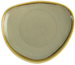  Olympia Assiette triangulaire couleur mousse Kiln 230mm 