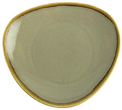  Olympia Assiette triangulaire couleur mousse Kiln 280mm 