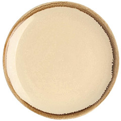  Olympia Assiette plate ronde couleur sable Kiln 230mm lot de 6 