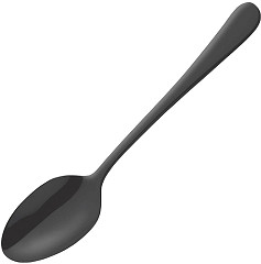  Amefa Cuill&egrave;res &agrave; dessert Austin noires (lot de 12) 