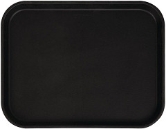  Cambro Plateau rectangulaire antid&eacute;rapant en fibre de verre Camtread noir 45,7 cm 