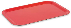  Roltex Plateau de service en polyester Trap&egrave;ze GN 500x325mm rouge 