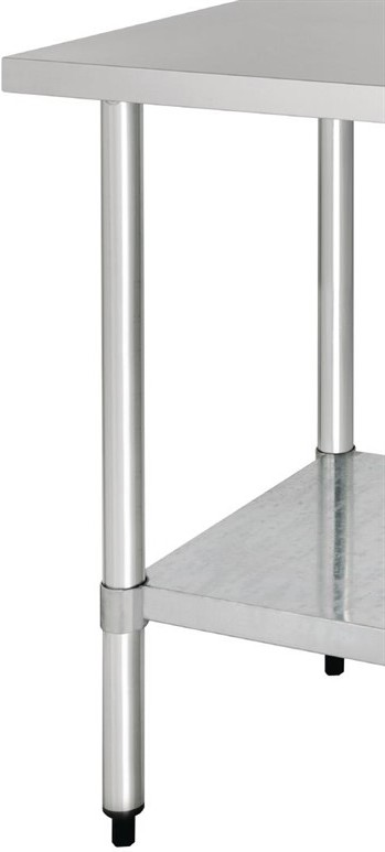  Vogue Table en acier inoxydable sans rebord 1200 x 700mm 