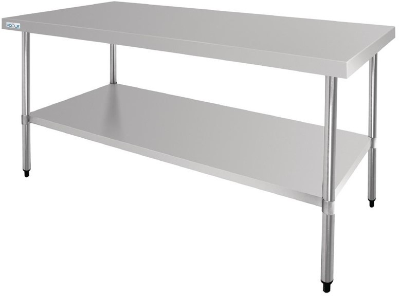  Vogue Table inox centrale 1800mm 