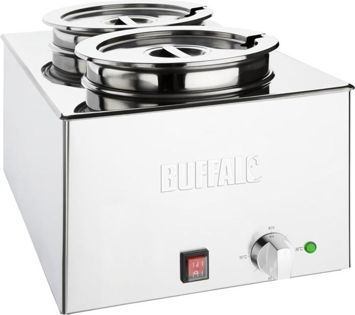  Buffalo Bain-marie avec pots ronds Buffalo 