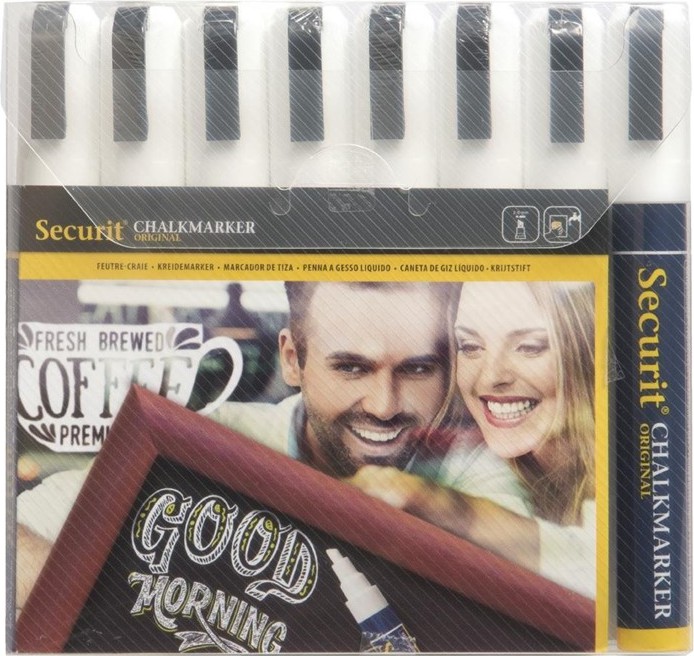  Securit Lot de 8 marqueurs effa&ccedil;ables Illumigraph Securit 