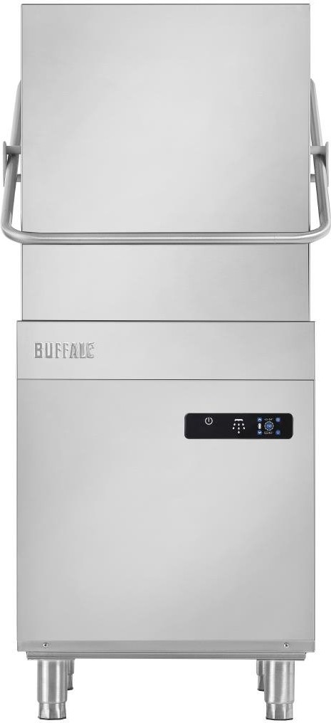  Buffalo Lave-vaisselle num&eacute;rique &agrave; capot avec pompe de vidange 9,7 kW triphas&eacute; 