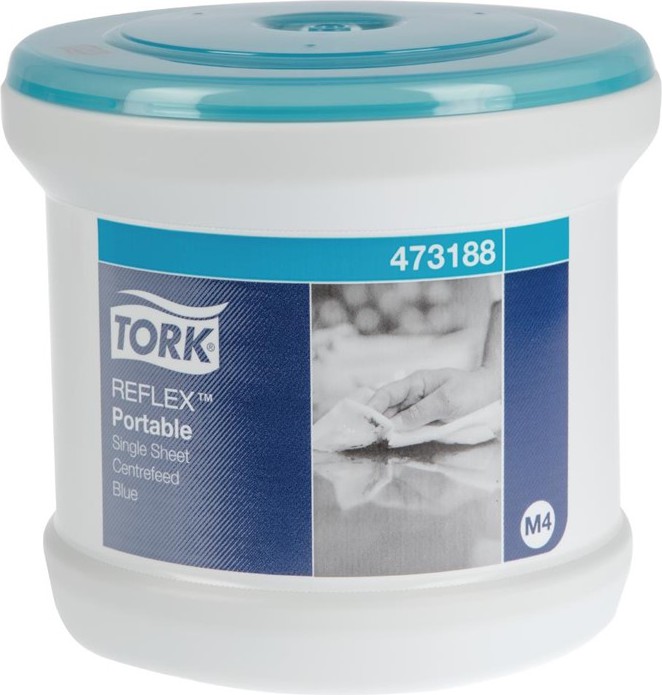  Tork Distributeur portable avec syst&egrave;me &agrave; d&eacute;vidage central Reflex 