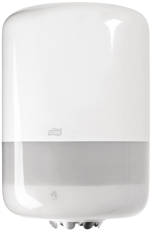  Tork Distributeur blanc pour bobine &agrave; d&eacute;vidage central Tork 