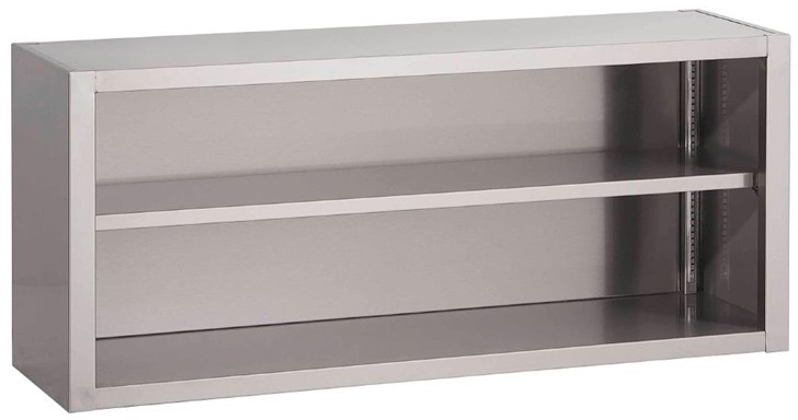  Gastro M Placard ouvert mural inox 800 x 400 x 400mm 