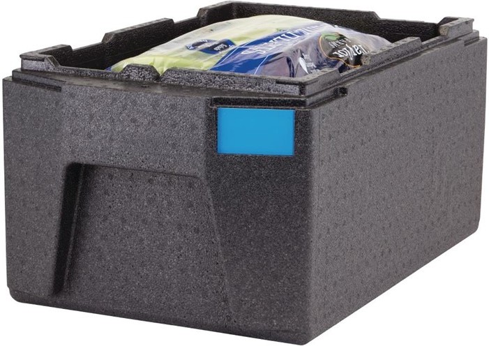  Cambro Conteneur EPP &agrave; large poign&eacute;es GN 1/1 &agrave; ouverture sur le dessus 46 Litres 